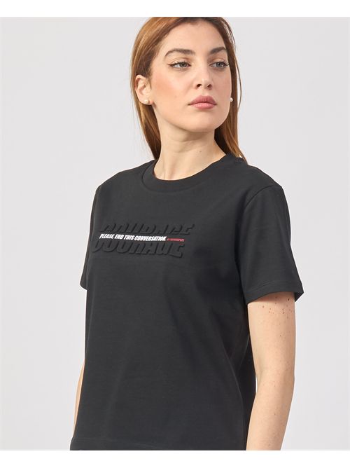 T-shirt ras du cou Patrizia Pepe avec imprimé sur le devant PATRIZIA PEPE | 8M1660-J253K103